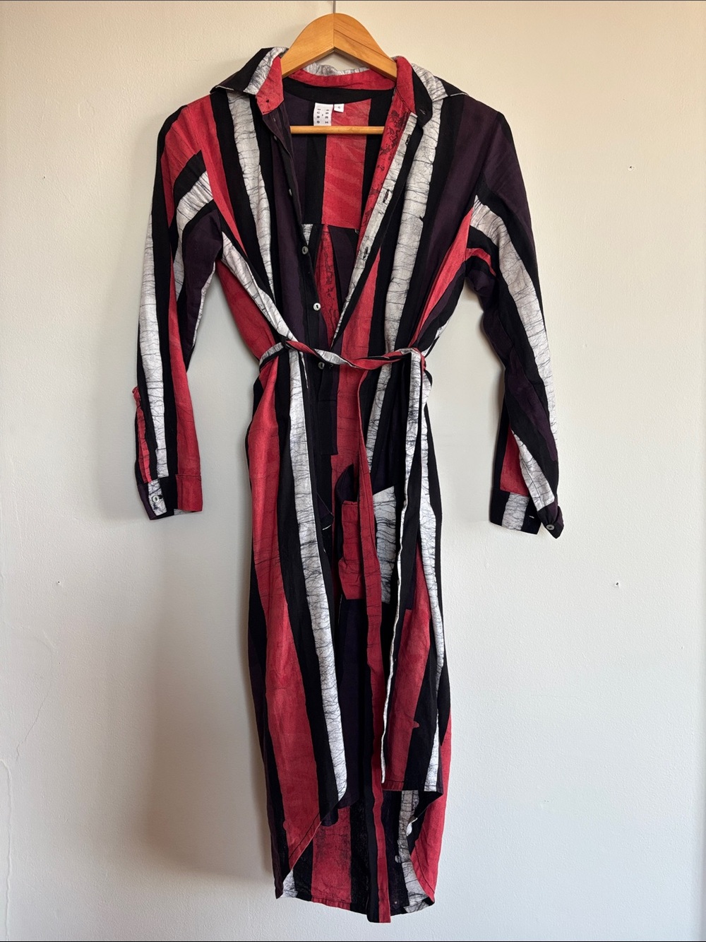 Osei Duro Midi Dress with Tie - Picture 3 of 4